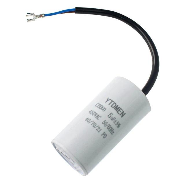 1PCS CBB60 Capacitor 450V AC Motor Run Capacitors 4/5/6/8/10/12/14/15/16/18/20/30/35/40/50/60UF for Washing Machine, Water Pump