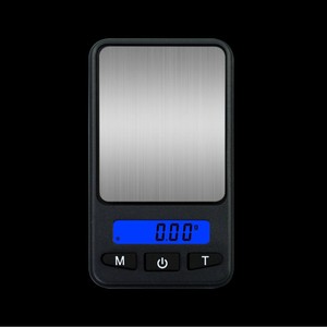 Mini báscula portátil para joyería, báscula electrónica de bolsillo con pantalla Lcd de precisión de 0,01g para medir el peso con precisión, forma rectangular - Product Image 2