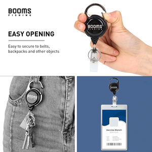 Rückziehbare Schlüsselanhänger 4,1 Zoll Rückziehbare Rolle Insignhalter Werkzeug Schlüsselring Pferdeschnalle Identifikationsschlüsselverschluss RG1 Tether 2 Stück im Pack - Product Image 3