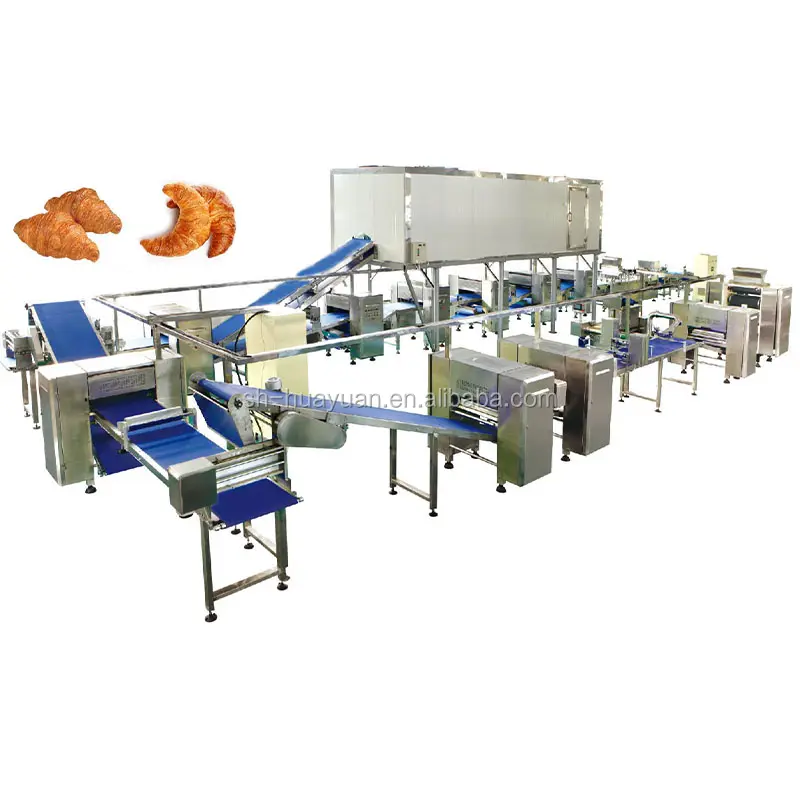 HYSMX-600 croissant automatici/pane croccanti/linea di produzione di pane in rotolo