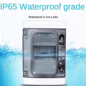 Caja de distribución HA impermeable para exteriores, circuito doméstico, cableado abierto con interruptor de plástico, instalación a prueba de lluvia - Product Image 4