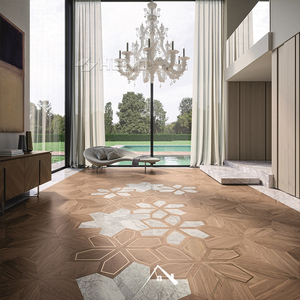 Suelo de Madera de Roble Europeo Moderno, Base de Contrachapado Grado AB, para Dormitorio, Sala de Estar, Cocina, Villa, Decoración de Interiores - Product Image 3
