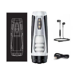 机甲全自动成人玩具电动伸缩床头自慰装置带吸盘男士飞机杯 - Product Image 6