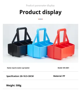 Portador de Botellas para <span class=keywords><strong>Powerade</strong></span>, de Plástico PP, para 6 Botellas de Cerveza o Bebidas - Product Image 2