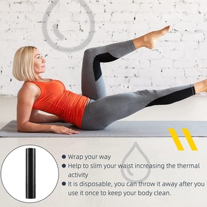 60 Maters Noir Minceur Plastique Ventre Wrap Corps <span class=keywords><strong>Film</strong></span> Osmotique Perte de Poids Brûlage des Graisses pour <span class=keywords><strong>Femmes</strong></span> et Hommes - Product Image 6