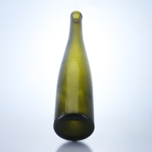 Bouteille de vin Hock en verre vert foncé de 750 ml, vide, style <span class=keywords><strong>Alsace</strong></span>, avec bouchon, vente en gros - Product Image 4