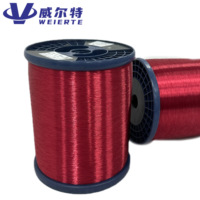 Cable de aluminio esmaltado de 0,60-0,80mm, cable de aluminio esmaltado para bobinado de Motor eléctrico, cables de alimentación de temperatura de 180 grados