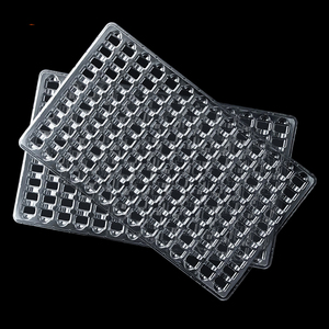 Khay nhựa đa khoang trong suốt, Khay lưu trữ lưới mật độ cao cho các linh kiện điện tử/Bộ phận vi mô - Product Image 5