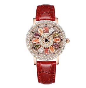 Relojes DFS14 para Mujer, Relojes de Pulsera de Moda, Relojes de Cuarzo Negros y Dorados de Lujo para Mujer, Reloj de Pulsera de Cuero Genuino para Mujer - Product Image 4