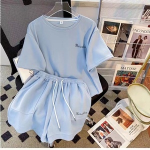 Set Estivo da Donna S-2XL Personalizzabile all'Ingrosso, Casual Sportivo, Comodo e Alla Moda con Motivi Geometrici, Manica Corta - Product Image 3