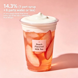 Concentrato di Sciroppo Liquido al Gusto Pesca Economico per Bevande Analcoliche, Bevande Energetiche, Bubble Tea, Tè al Latte, Forniture per Caffetterie - Product Image 2