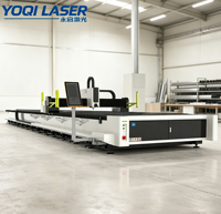 Nouvelle machine de découpe laser à fibre grand format YOQI X3-14032, découpeuse CNC 3 axes pour tôles métalliques, refroidissement par eau 6000W, acier inoxydable BMP