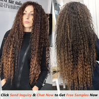 Extensions de Cheveux Synthétiques Afro, Lot de 9 Pièces, Très Longues 30 Pouces, Lisses et Bouclées, Tissage de Cheveux Doux en Fibre Résistante à la Chaleur