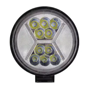 Car Truck Led Work Light 12V 24V 9Inch 50W Off Road Light Round Retrofit Spotlight Auxiliary Offroad Led Fog Driving Light