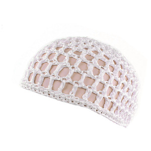 Gorro de Red Tejido <span class=keywords><strong>a</strong></span> <span class=keywords><strong>Crochet</strong></span> Hecho <span class=keywords><strong>a</strong></span> Mano para Mujer, Gorro de Dormir para el Cuidado del Cabello, Informal - Product Image 2