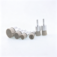 Brosse de débavurage rotative industrielle 1 mini, outil de polissage non-abrasif en oxyde d'aluminium, OEM, bricolage, pièces automobiles, traitement des métaux