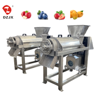 Dzjx Zware Industriële Motor Juicer Machine 200 Kg/u Output 380V 2.2kw Voor Fruit/Groente Verwerkende Bedrijven