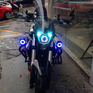 <span class=keywords><strong>Phare</strong></span> de <span class=keywords><strong>moto</strong></span> à Led avec yeux d'angle 125W, projecteurs supplémentaires, feux antibrouillard universels, lampe de conduite auxiliaire de <span class=keywords><strong>moto</strong></span> à LED U7 - Product Image 5