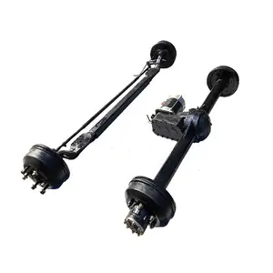 Heavy Duty Dual Semi Electric Truck Rear Axle With Electric Motor Drive Axle For Truck