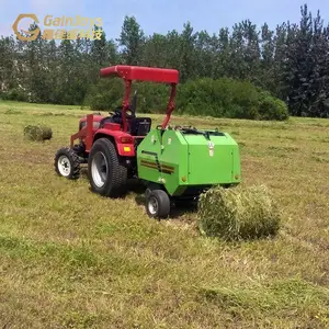 Macchina per balle per balle per balle di fieno e erba montata su trattore