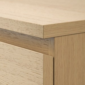 <span class=keywords><strong>Commode</strong></span> moderne à <span class=keywords><strong>3</strong></span> <span class=keywords><strong>tiroirs</strong></span> en bois MDF <span class=keywords><strong>blanc</strong></span> Style nordique pour chambre à coucher salon salle à manger ferme-pour maison hôtel - Product Image 4