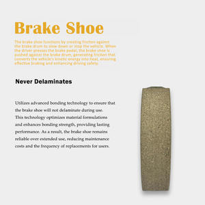 Piezas de motocicleta FT150, zapatas de freno de alta calidad, Zapata de repuesto trasera sin asbesto, accesorios para motocicleta, zapatas de freno sin fugas - Product Image 3