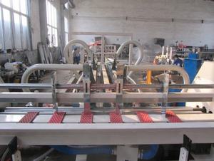 เครื่องผลิตกล่องกระดาษลูกฟูก สายการผลิตพร้อมเครื่องพับกาวข้างกล่อง - Product Image 2