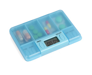 Hộp Đựng Thuốc Thông Minh Hộp Đựng Thuốc Kỹ Thuật Số Nhắc Nhở Thuốc Điện Tử 7 Báo Động Mỗi Ngày Hoạt Động Bằng Nút Bấm, Thìa Thuốc, Màn Hình Led - Product Image 3