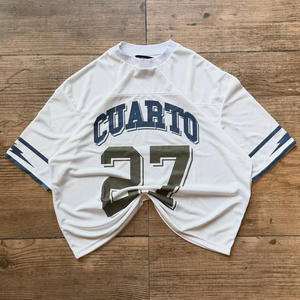 T-shirts de sport pour hommes en gros personnalisés de haute qualité 100% coton surdimensionnés à manches courtes imprimés - Product Image 2