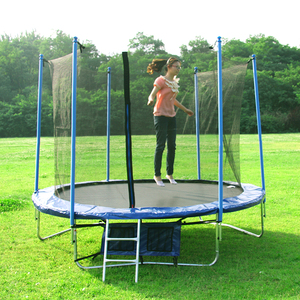 Giá rẻ bán buôn <span class=keywords><strong>10ft</strong></span> vườn <span class=keywords><strong>Trampoline</strong></span> trẻ em với túi giày lớn Vòng <span class=keywords><strong>Trampoline</strong></span> với mạng lưới an toàn bên trong Net cho người lớn - Product Image 2