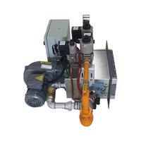 Brûleurs à gaz à flamme double étage en acier inoxydable 220v 230kw industrie gaz linéaire chauffage poudre revêtement brûleur à feu avec ventilateur