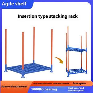 500KG di capacità tubo inserito tubo stile Pallet impilabile per celle frigorifere staccabile tessuto <span class=keywords><strong>Rack</strong></span> Made - Product Image 6