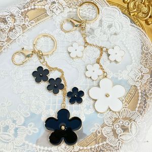 Women's Flower Bag Charms Enameled Keychain <b>Purse</b> Accessories Fashion Handbag Decoration Keyring - Product Image 5