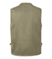 Tronyond Gilet de Chasse et Pêche d'Extérieur pour Homme, en Coton Orange Multi-Poches, Sans Manches, Respirant, pour Photographie Sportive