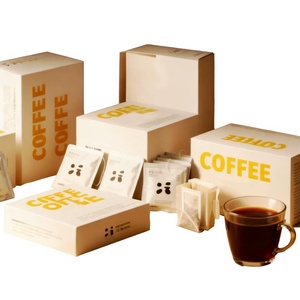 Custom Printed Double-Slot Drip Coffee <b>Boxes</b> Food-Grade <b>White</b> Cardstock Bulk Orders - Product Image 3