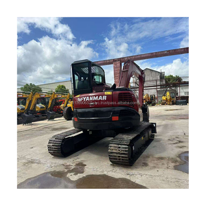 Excavadoras de cadenas usadas originales Yanmar Vio80, miniexcavadora de 8 toneladas, excavadora VI055 VI060 VIO80 en venta - Product Image 4