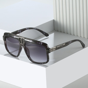 <span class=keywords><strong>2023</strong></span>, recién llegado transfronterizo, gafas de sol cuadradas, moda europea y americana, gafas con montura cuadrada, personalidad Vintage para hombres, WI - Product Image 4