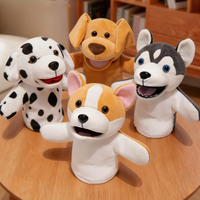 Boneka Tangan Anjing Plush, Boneka Hewan Kartun, Mainan Edukatif Interaktif, Boneka Tangan Custom, Perlengkapan Anak yang Dipersonalisasi, Hadiah