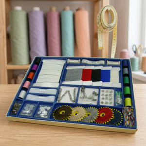 AA0018 <b>Sewing</b> kit | Portable <b>Sewing</b> Thread <b>Set</b> With 40 Colors For Machine <b>Sewing</b> Plastic Case Organized Storage Box - Product Image 3