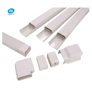 Aircon Decorative PVC Line Set Cover Kit Durable Ac Tubing Cover