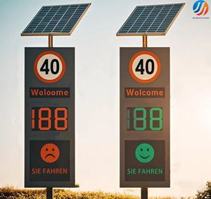Señal de Tráfico LED <span class=keywords><strong>Solar</strong></span> Personalizada de Fábrica de Alta Calidad con Radar y Pantalla de Velocidad, Señal de Velocidad con Cara Sonriente y Triste para Seguridad Vial - Product Image 6