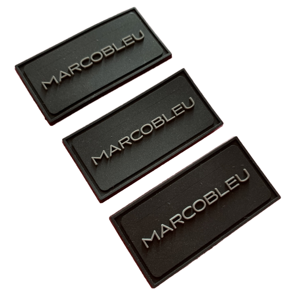 Écussons en caoutchouc 3D rectangulaires personnalisés (à coudre/à coller) - Étiquettes logo gaufrées écologiques en rouleau de qualité supérieure pour commandes en gros de vêtements - Product Image 2