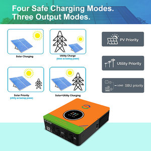 Inversor Solar Inteligente Esun Micro Meritsun Mppt, Placa Híbrida para Sistemas <span class=keywords><strong>Solares</strong></span> Conectados a la Red y Fuera de la Red, 2500w 3kw 3kva <span class=keywords><strong>5000w</strong></span> 10kva 12v - Product Image 4