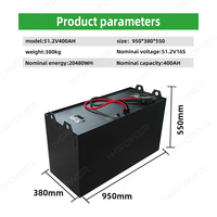 Batterie au lithium Lifepo4 HHPOWER 48V/51.2V 400Ah pour chariots élévateurs électriques, voiturettes de golf - Personnalisable 6000-10000 cycles