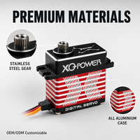 Servomoteur Crawler amélioré XQ-S8218D 15kg sans noyau, mini servo numérique étanche haute vitesse 8.4V pour voiture RC SCX24 1/24 OEM