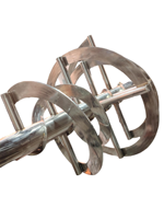 Agitateur à double hélice en acier inoxydable de qualité industrielle avec boîte de vitesses à fonction de revêtement pour machine à mélanger la poudre sèche et le mastic