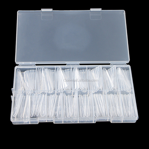 Rose clair 150 pièces boîte professionnel <span class=keywords><strong>ongles</strong></span> moule Extension constructeur <span class=keywords><strong>ongles</strong></span> conseils manucure plastique double forme <span class=keywords><strong>ongles</strong></span> conseils - Product Image 6