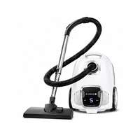 Aspirateur 2000W, cyclonique, à cartouche, horizontal, puissant, avec sac et cordon d'alimentation, option tapis