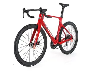 Bicicleta de estrada 700c * 25 com 24 velocidades, bicicletas masculinas de fibra de carbono, bicicleta de estrada