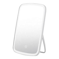 Grossiste OEM miroir de courtoisie à écran tactile avec luminosité réglable portable USB rechargeable LED miroir de maquillage miroir de bureau